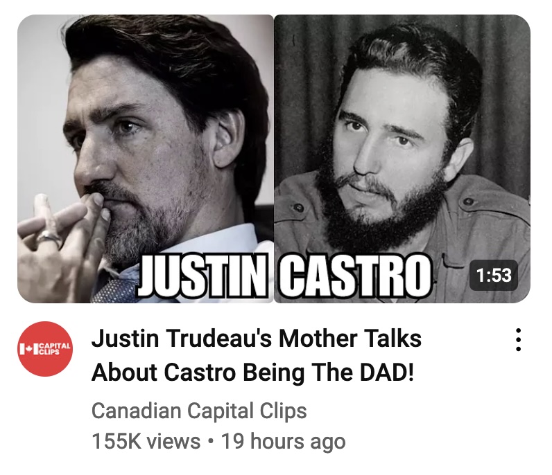 YouTube thumbnail promoting false information