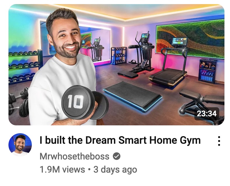 YouTube Shill Shilling Home Gym Products Video Thumbnail